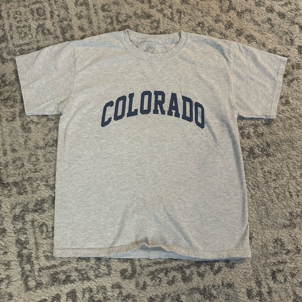 Light Grey Brandy Melville Colorado Tee